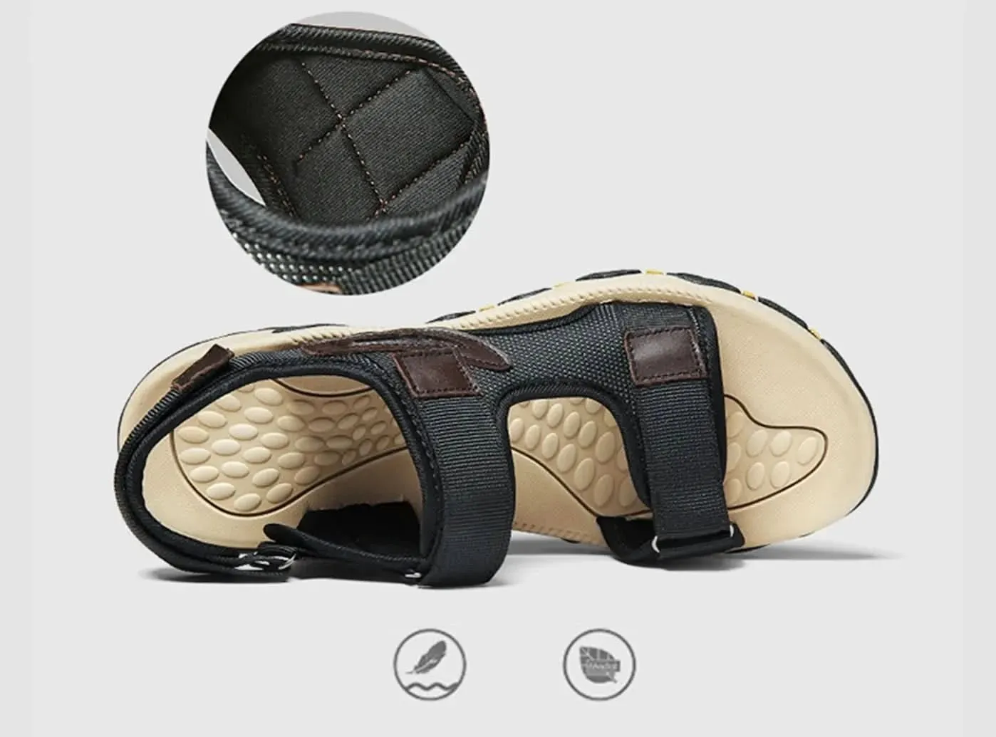 FitVille Men's Outdoor Water Sandals