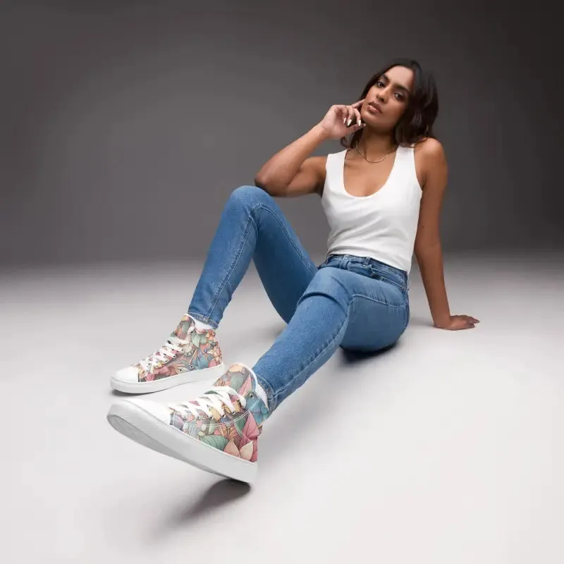Floral Graphic High Tops for Effortless Style