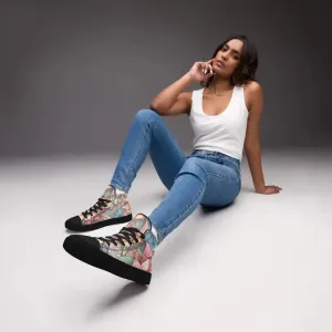 Floral Graphic High Tops for Effortless Style