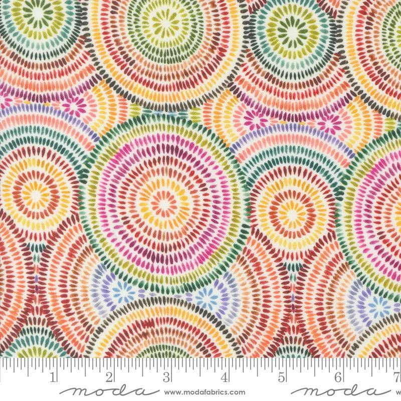 Floribunda by Moda Fabrics GROOVE THANG/RAINBOW