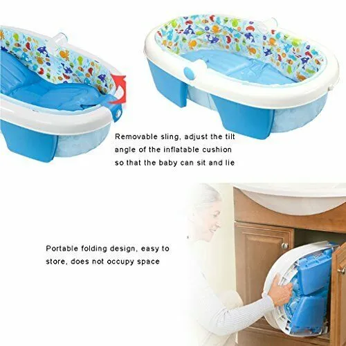 Fold away Baby Bathtub (Pink)