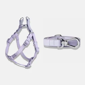 Fresh Lilac Dog Harness & Lead Set