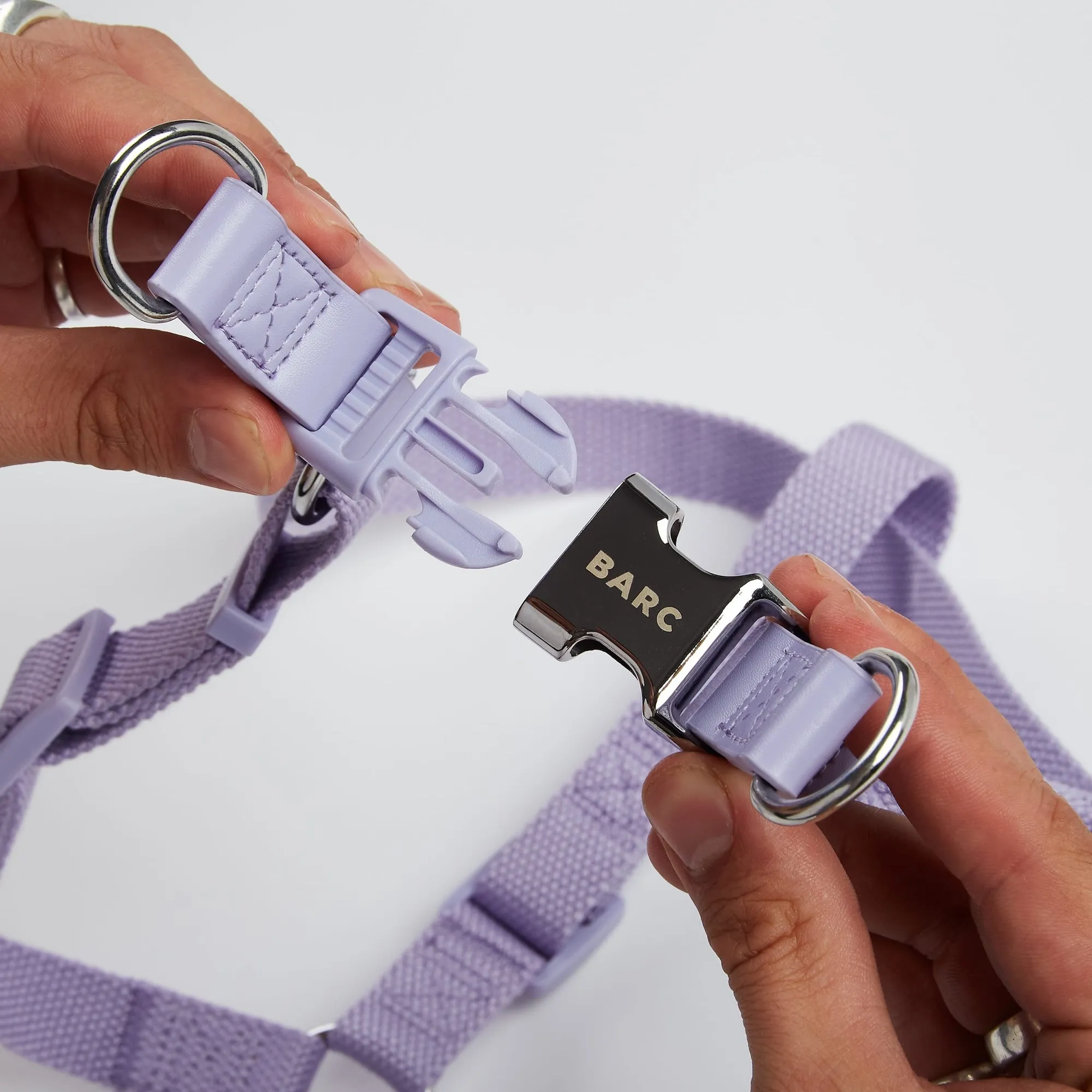 Fresh Lilac Dog Harness & Lead Set