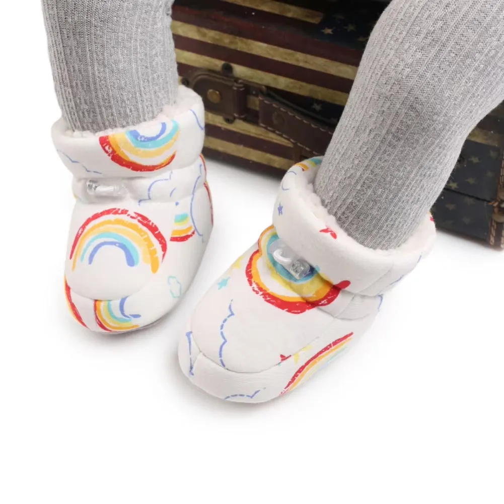 Fuzzy Cartoon Baby Boots