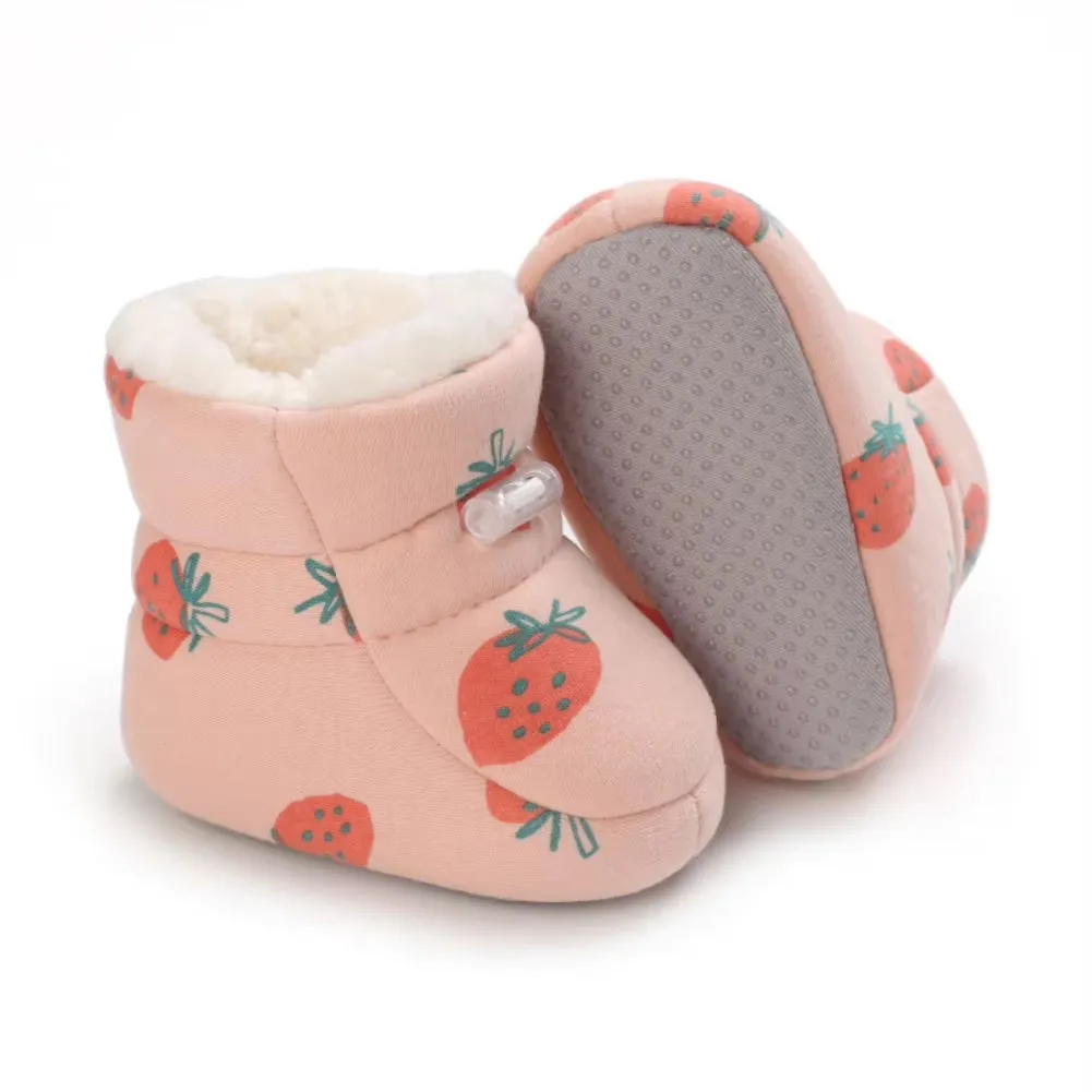Fuzzy Cartoon Baby Boots