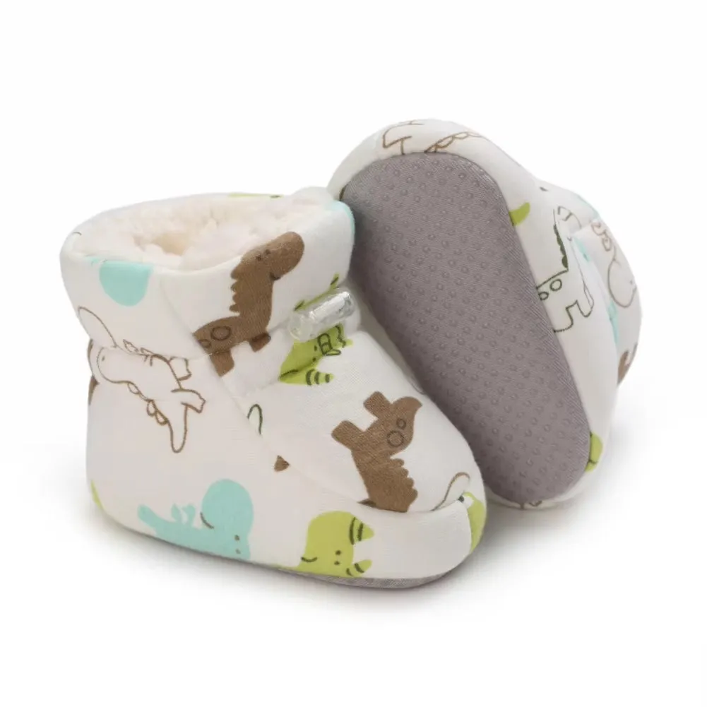Fuzzy Cartoon Baby Boots
