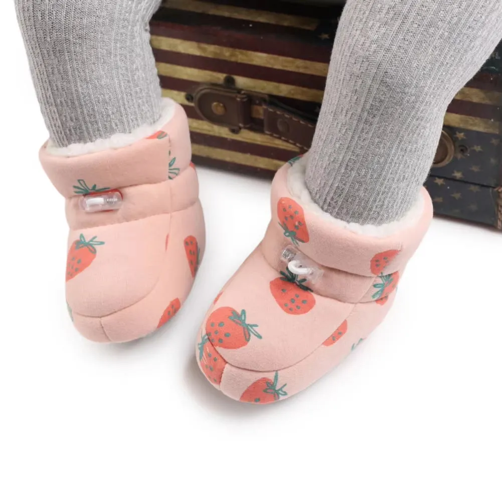 Fuzzy Cartoon Baby Boots
