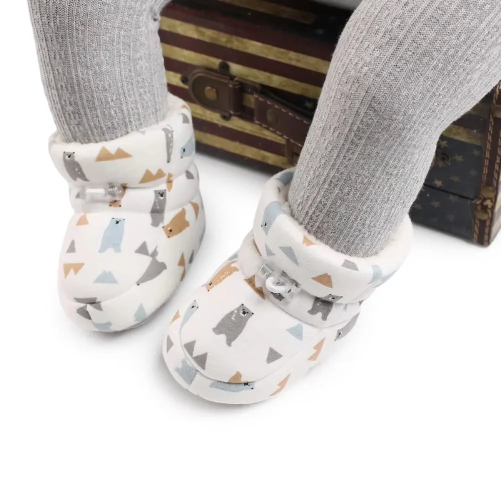 Fuzzy Cartoon Baby Boots