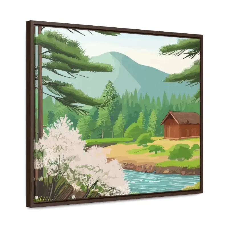Gallery Canvas Wraps with Stream Flowing Bliss
