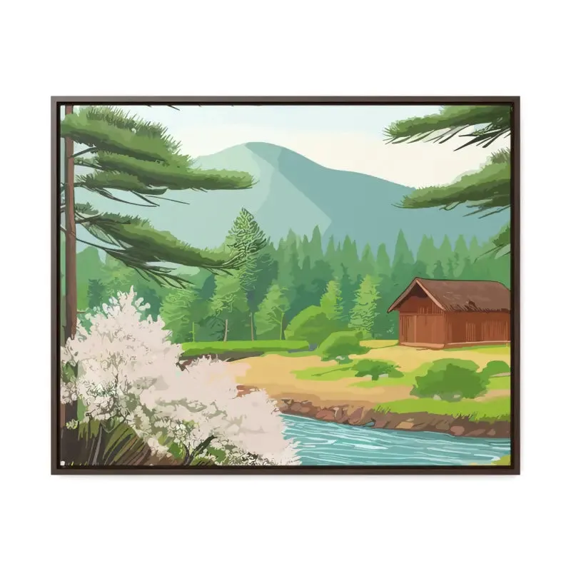 Gallery Canvas Wraps with Stream Flowing Bliss
