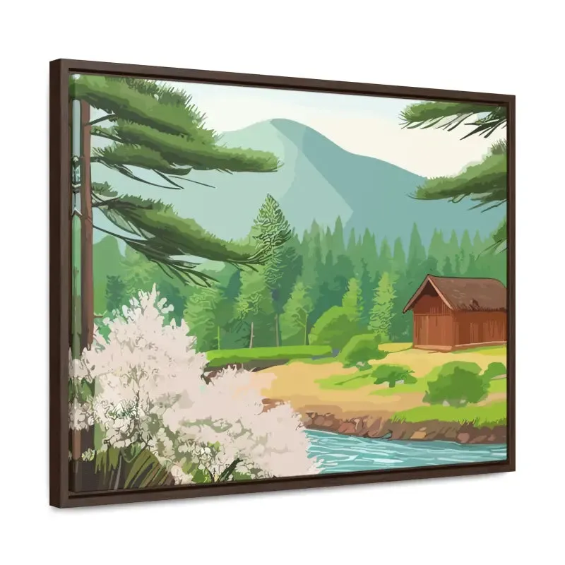 Gallery Canvas Wraps with Stream Flowing Bliss