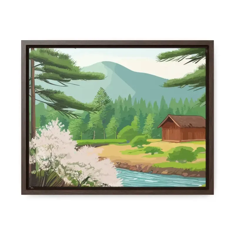 Gallery Canvas Wraps with Stream Flowing Bliss