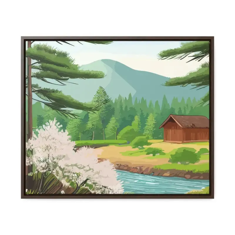 Gallery Canvas Wraps with Stream Flowing Bliss