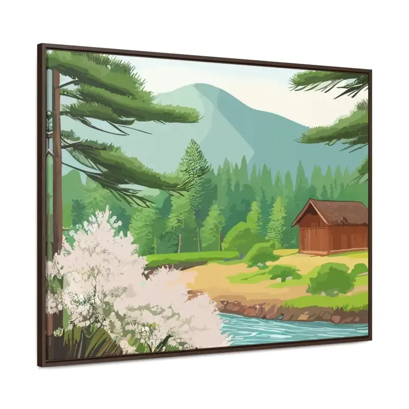 Gallery Canvas Wraps with Stream Flowing Bliss