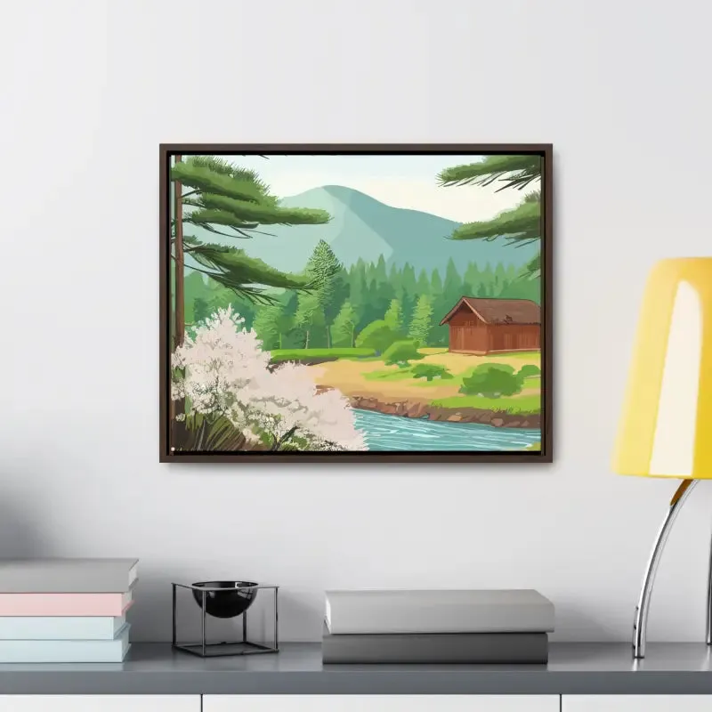 Gallery Canvas Wraps with Stream Flowing Bliss
