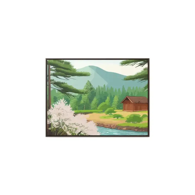 Gallery Canvas Wraps with Stream Flowing Bliss