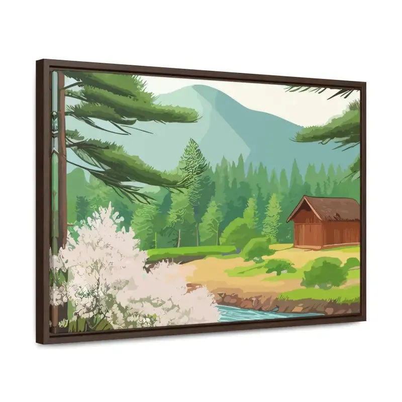 Gallery Canvas Wraps with Stream Flowing Bliss