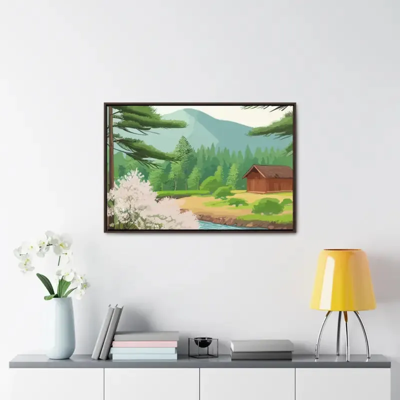 Gallery Canvas Wraps with Stream Flowing Bliss