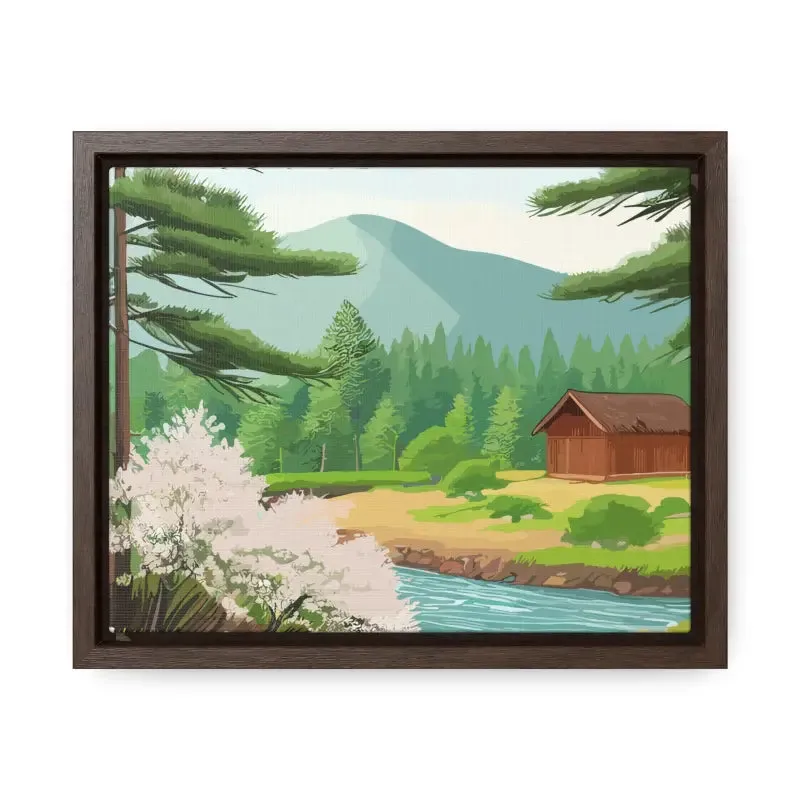 Gallery Canvas Wraps with Stream Flowing Bliss