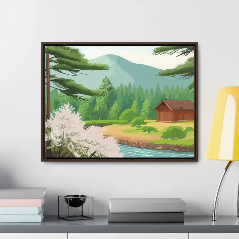 Gallery Canvas Wraps with Stream Flowing Bliss