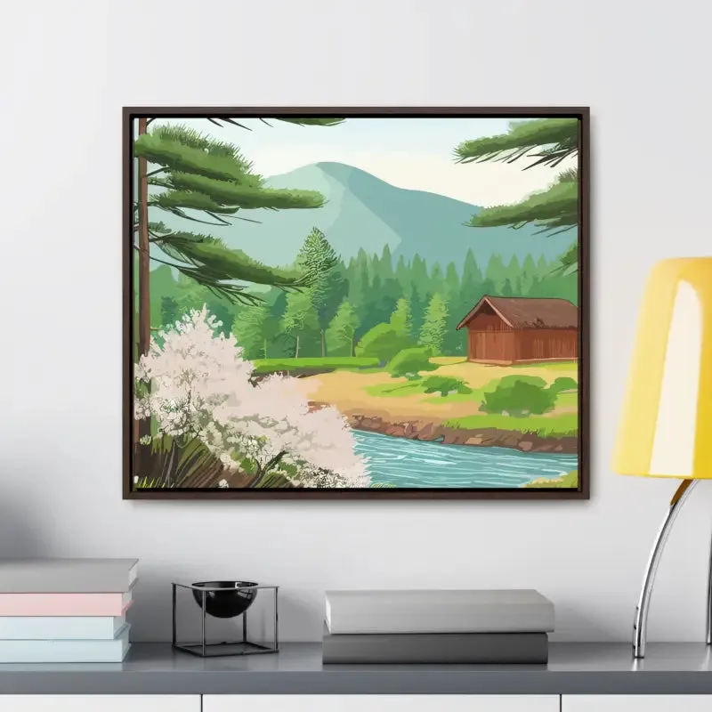 Gallery Canvas Wraps with Stream Flowing Bliss