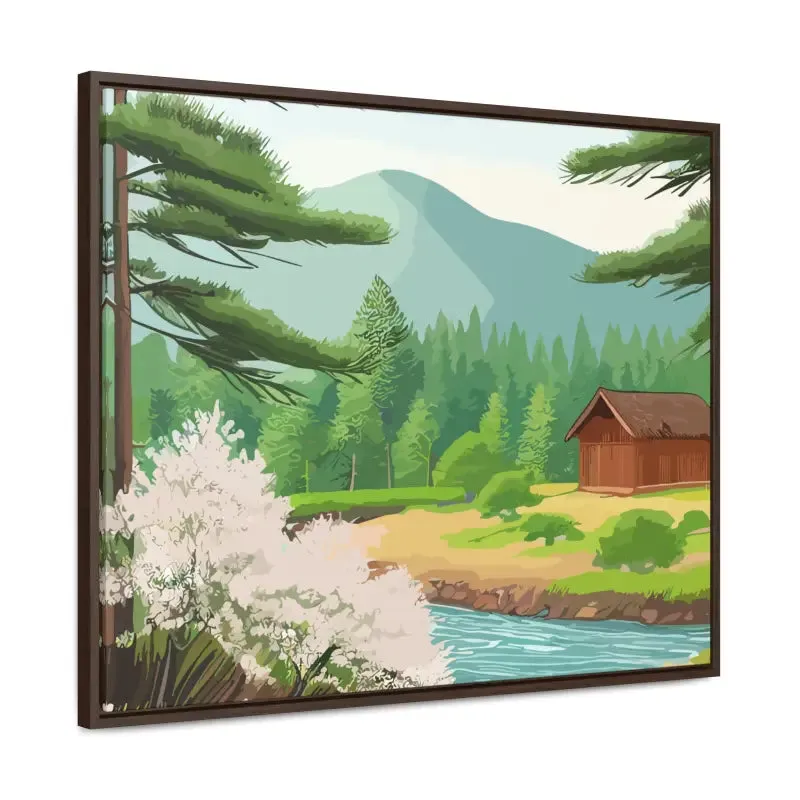 Gallery Canvas Wraps with Stream Flowing Bliss