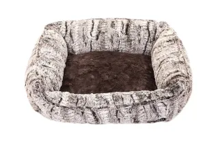 Gator with Grey Mink Lounge Bed: Medium