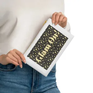 Glam Starry Cotton Canvas Cosmetic Bag