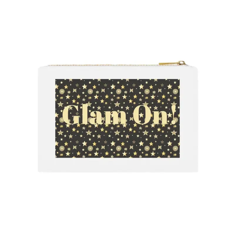 Glam Starry Cotton Canvas Cosmetic Bag