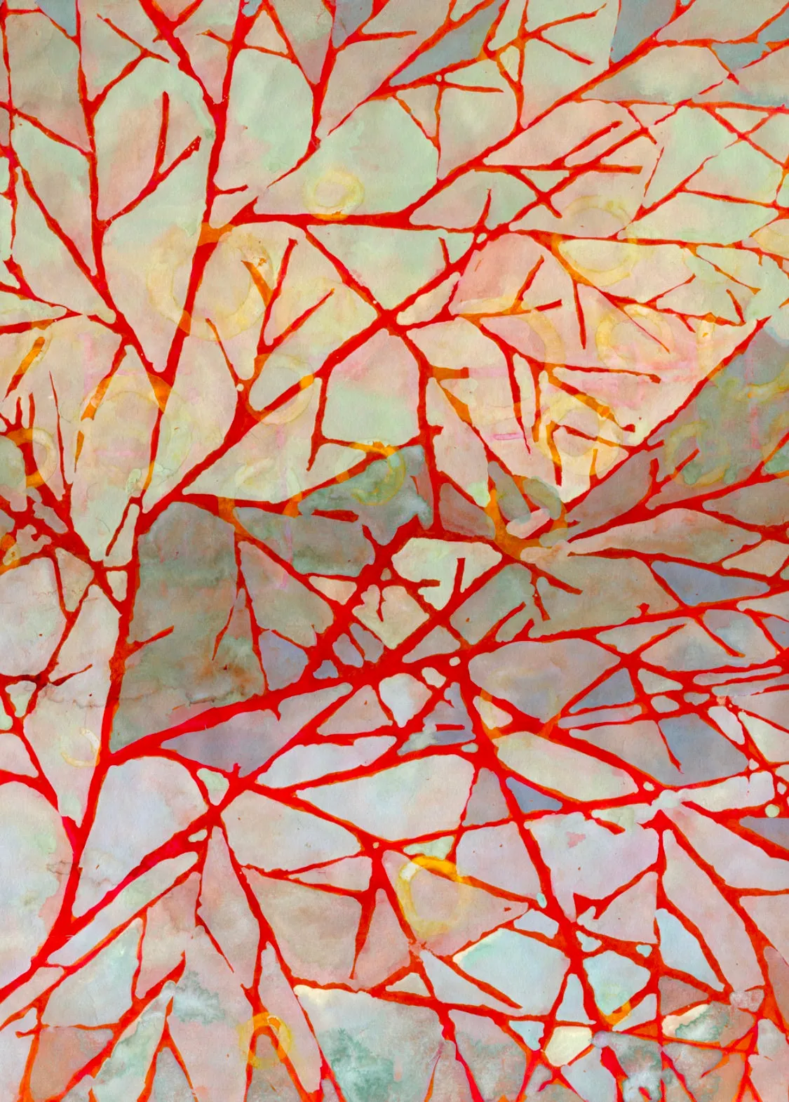 Glory Daze Original Painting by Nancy Tobin - Abstract