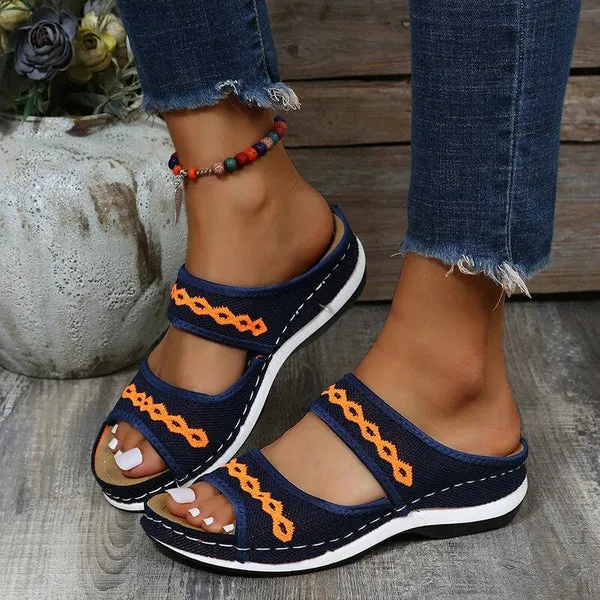 Guadalupe® | Orthopedic diabetic walking sandals with orthotics