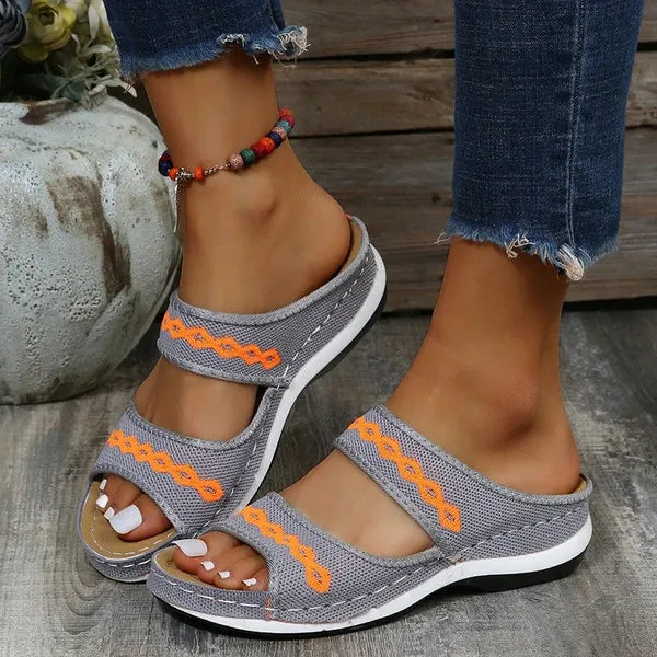 Guadalupe® | Orthopedic diabetic walking sandals with orthotics