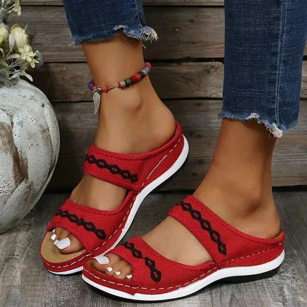 Guadalupe® | Orthopedic diabetic walking sandals with orthotics