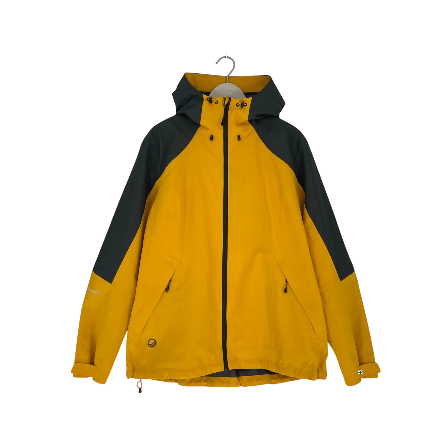 Halti DrymaxX shell jacket, grey and amber | woman 44 