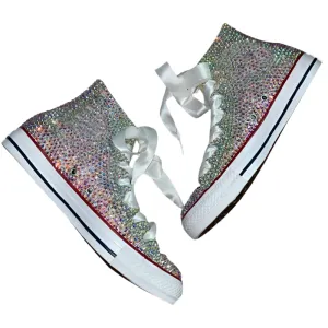 Handmade Custom High Top Lace-Up Sports Shoes for Women
