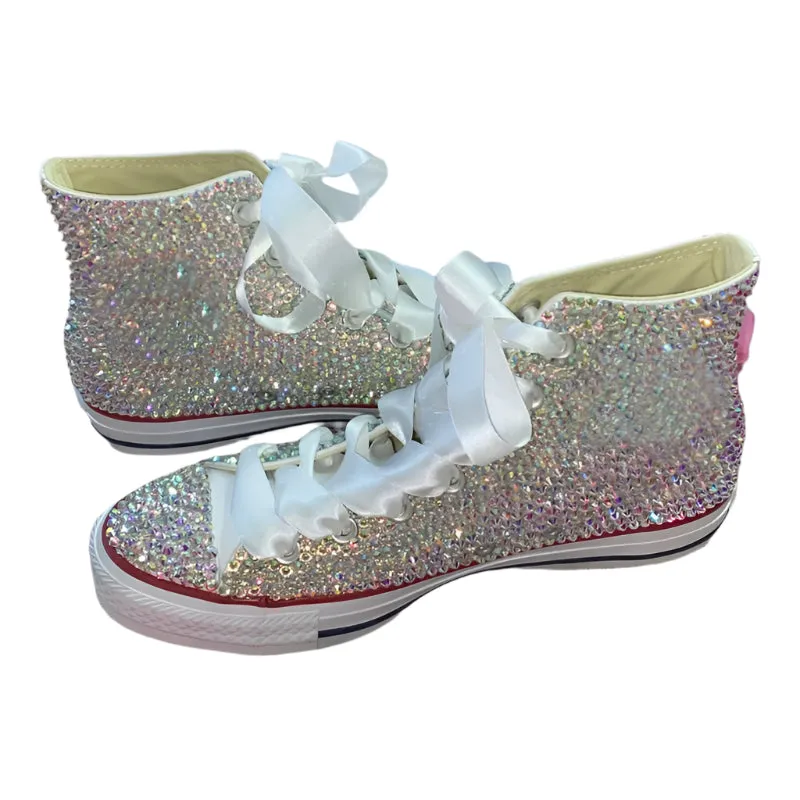 Handmade Custom High Top Lace-Up Sports Shoes for Women