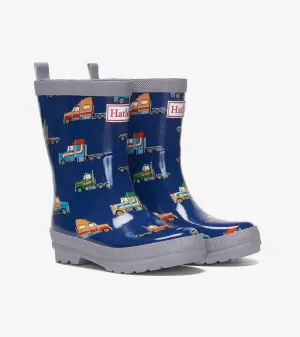 Hatley Shiny Rain Boots - Big Rigs