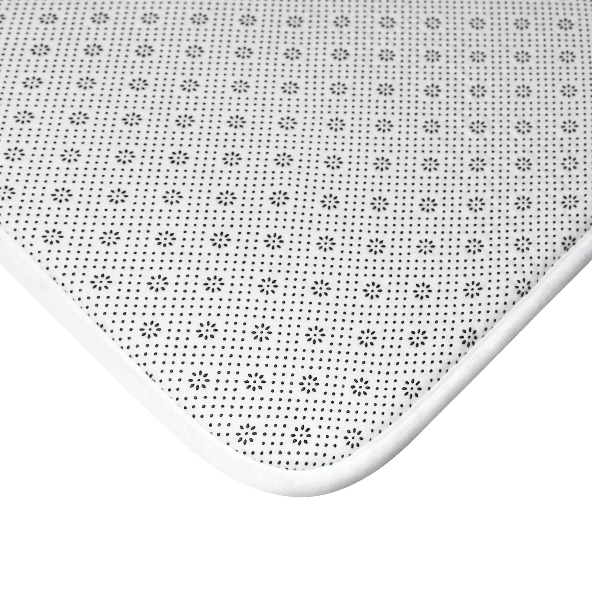 Hearts on Fire Red Bath Mat