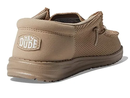 Hey Dude Boy's Wally Funk Mono Slip-On Casual Shoes (Little Kid/Big Kid) Caramel 4 Big Kid M