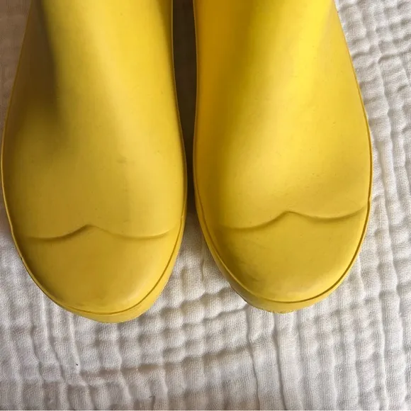 HUNTER Original‎ Chelsea Rain Boot yellow children’s SIZE US boy 2 girl 3