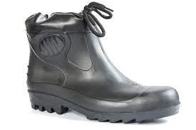Indcare Collar Boot - Durable Half-Length Safety Boots with Lace-Up Closure
