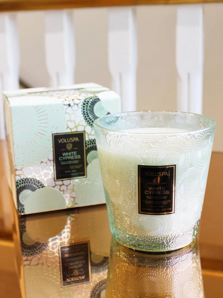 Japonica Seasonal 2 Wick Hearth Glass Candle 60hr