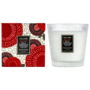 Japonica Seasonal 2 Wick Hearth Glass Candle 60hr