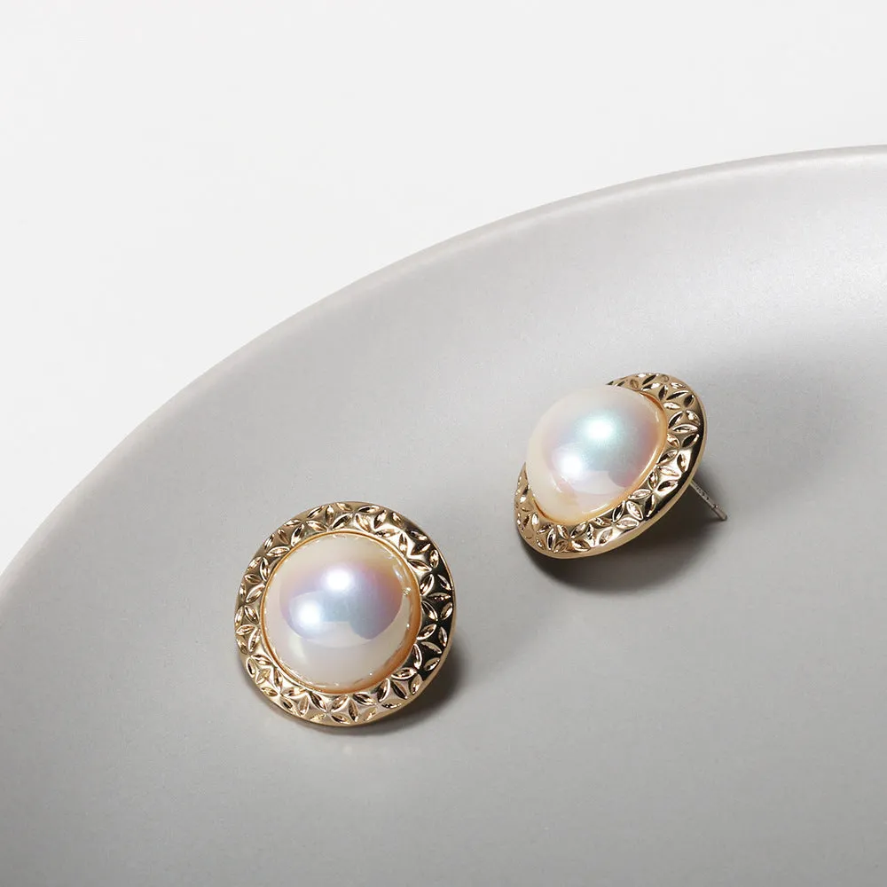 Just Lil Things  Gold Pin Earrings jlt11258