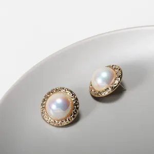 Just Lil Things  Gold Pin Earrings jlt11258