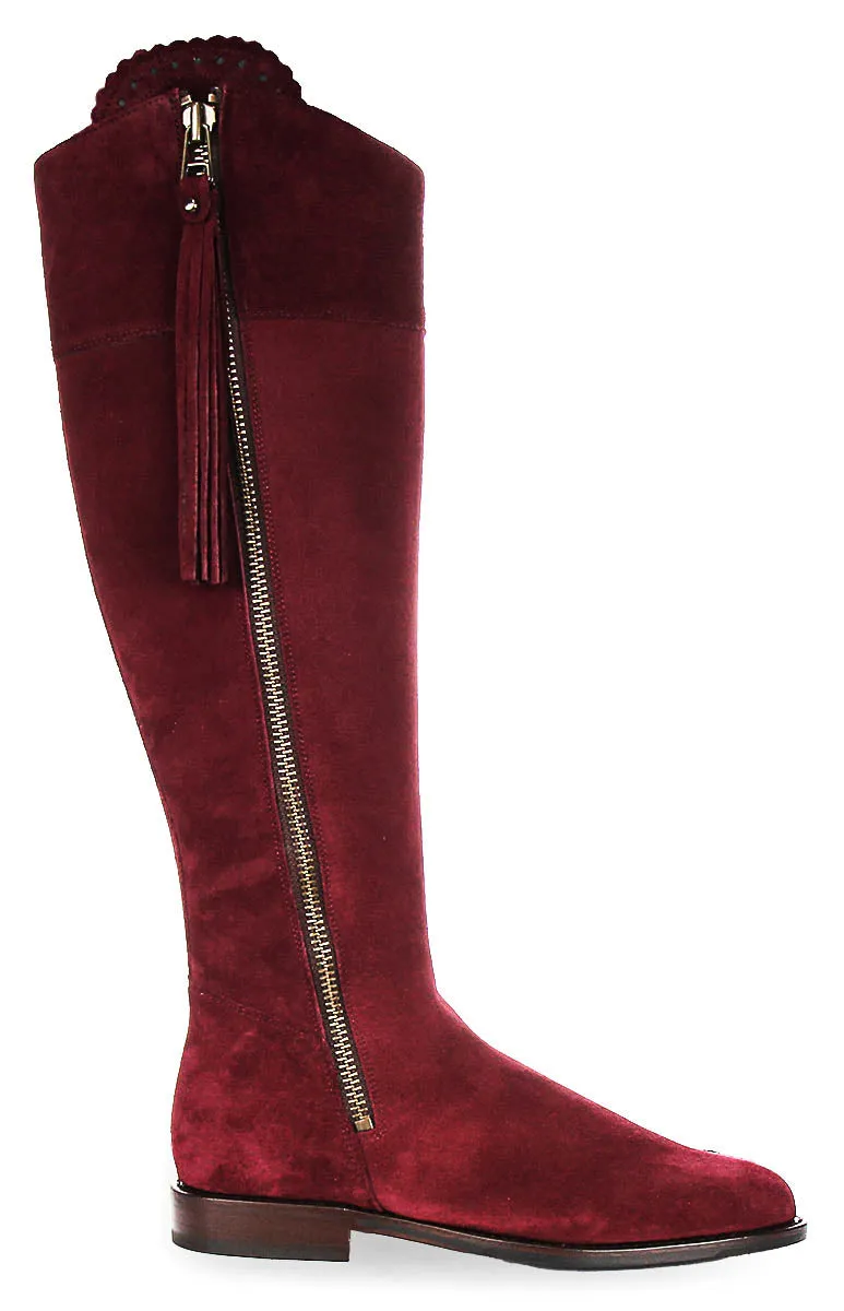 Justinreess England Valentina Regular Fit In Burgundy For Women