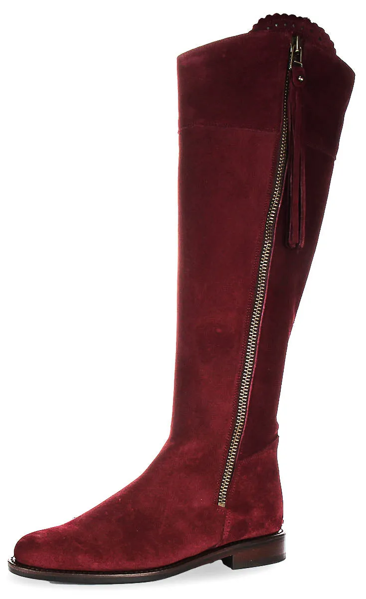 Justinreess England Valentina Regular Fit In Burgundy For Women