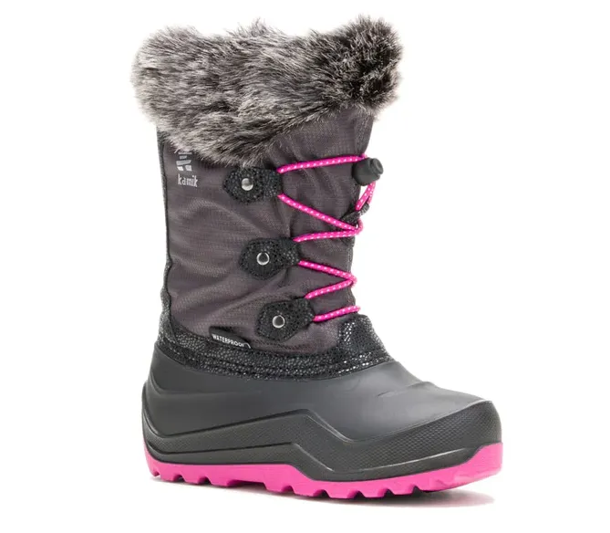 Kamik Girls Powdery, Charcoal
