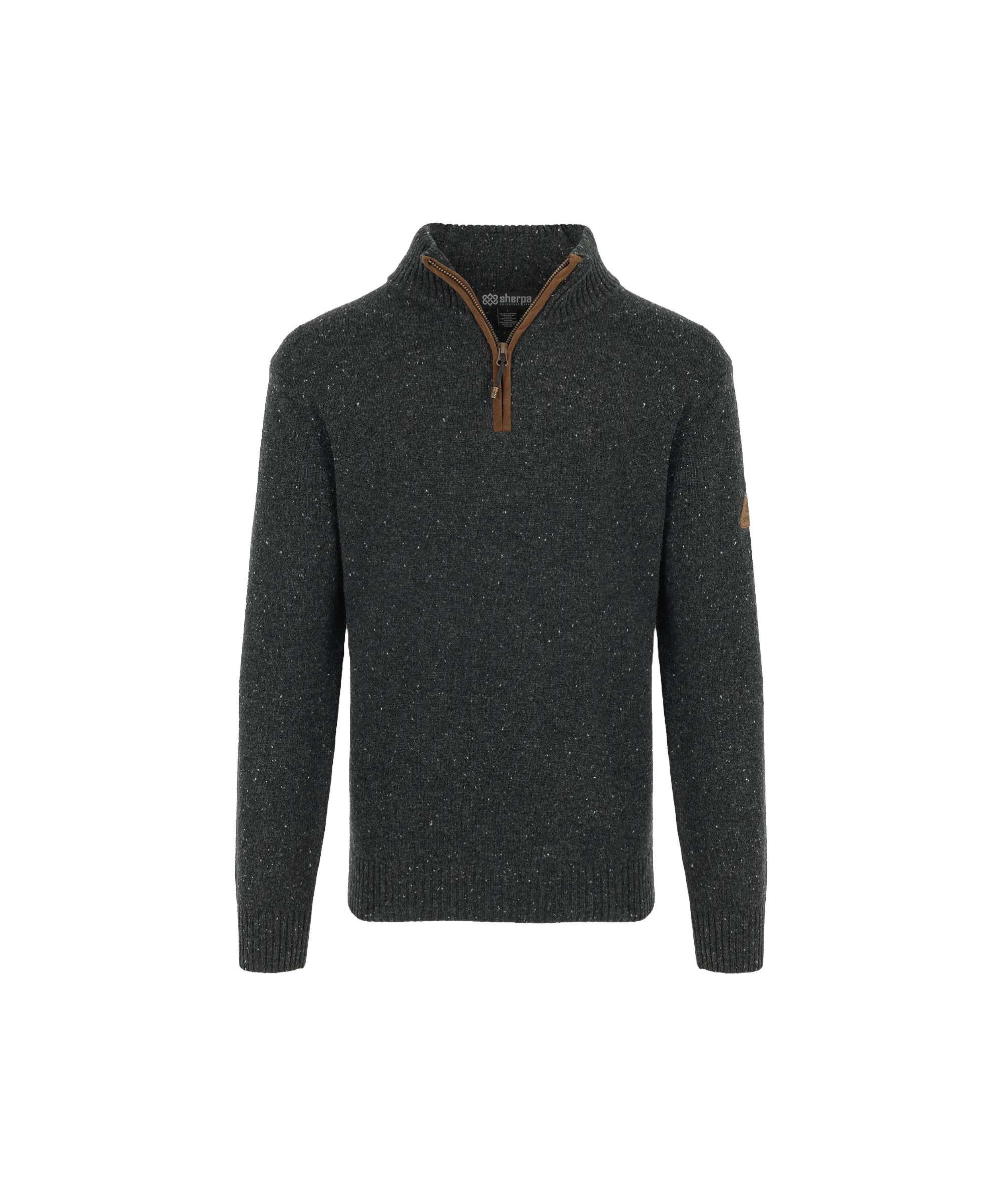 Kangtega Quarter Zip Sweater - Black