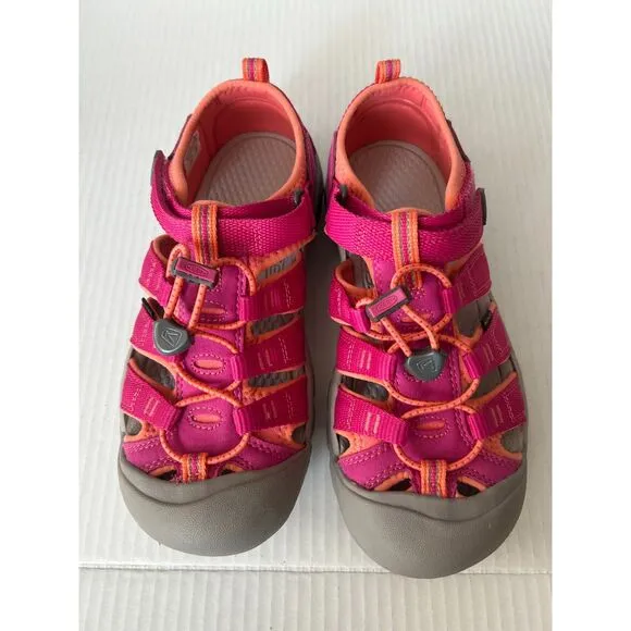Keen Big Kid Girls Newport H2 Closed Very Berry Fusion Coral Sandal Shoes 5